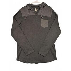 Howe No 66 Striped Lightweight Hoodie Pullover Pocket Mens XL